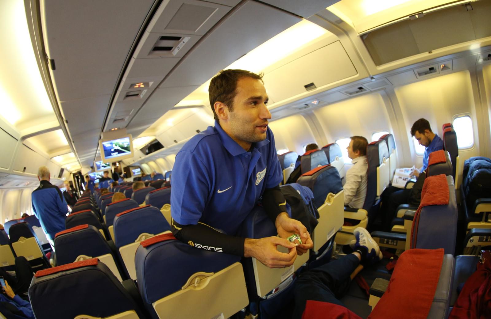 «Зенит» на  пути в  Португалию: фоторепортаж