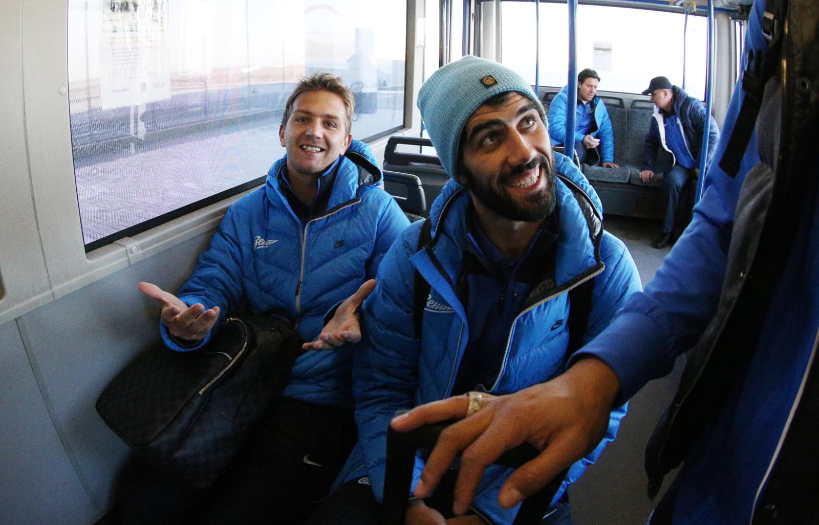 «Зенит» на  пути в  Португалию: фоторепортаж