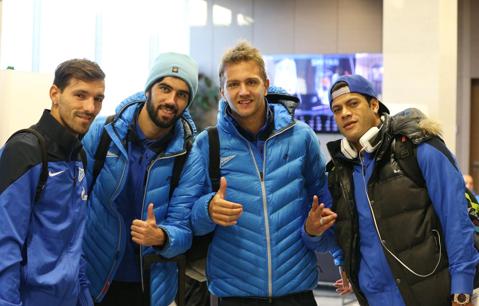 «Зенит» на  пути в  Португалию: фоторепортаж