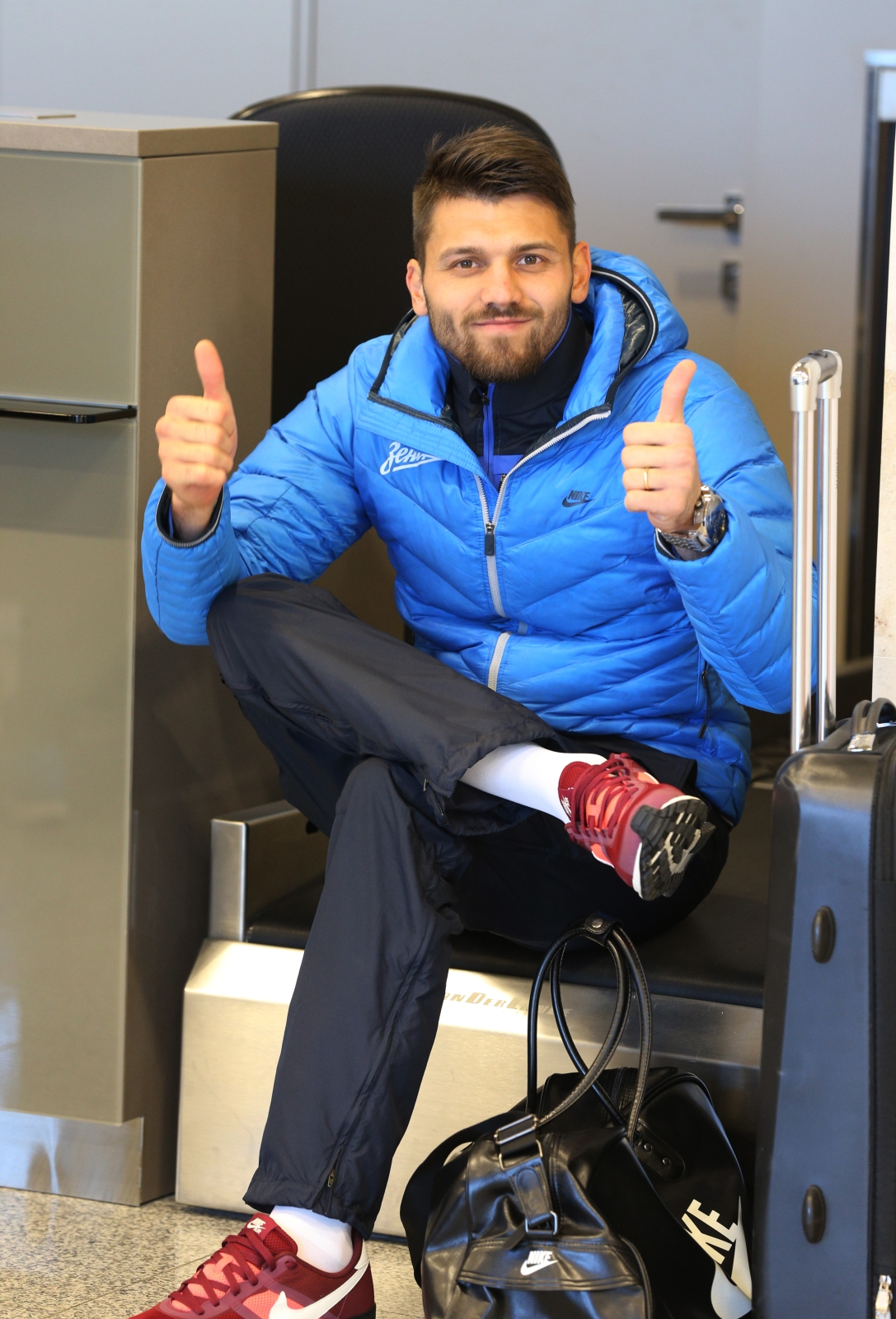 «Зенит» на  пути в  Португалию: фоторепортаж