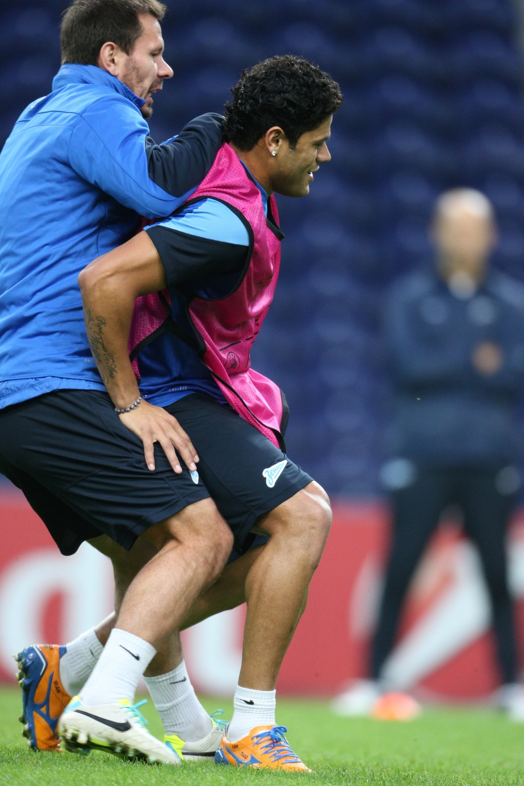 Сине-бело-голубые провели тренировку на «Драгау»