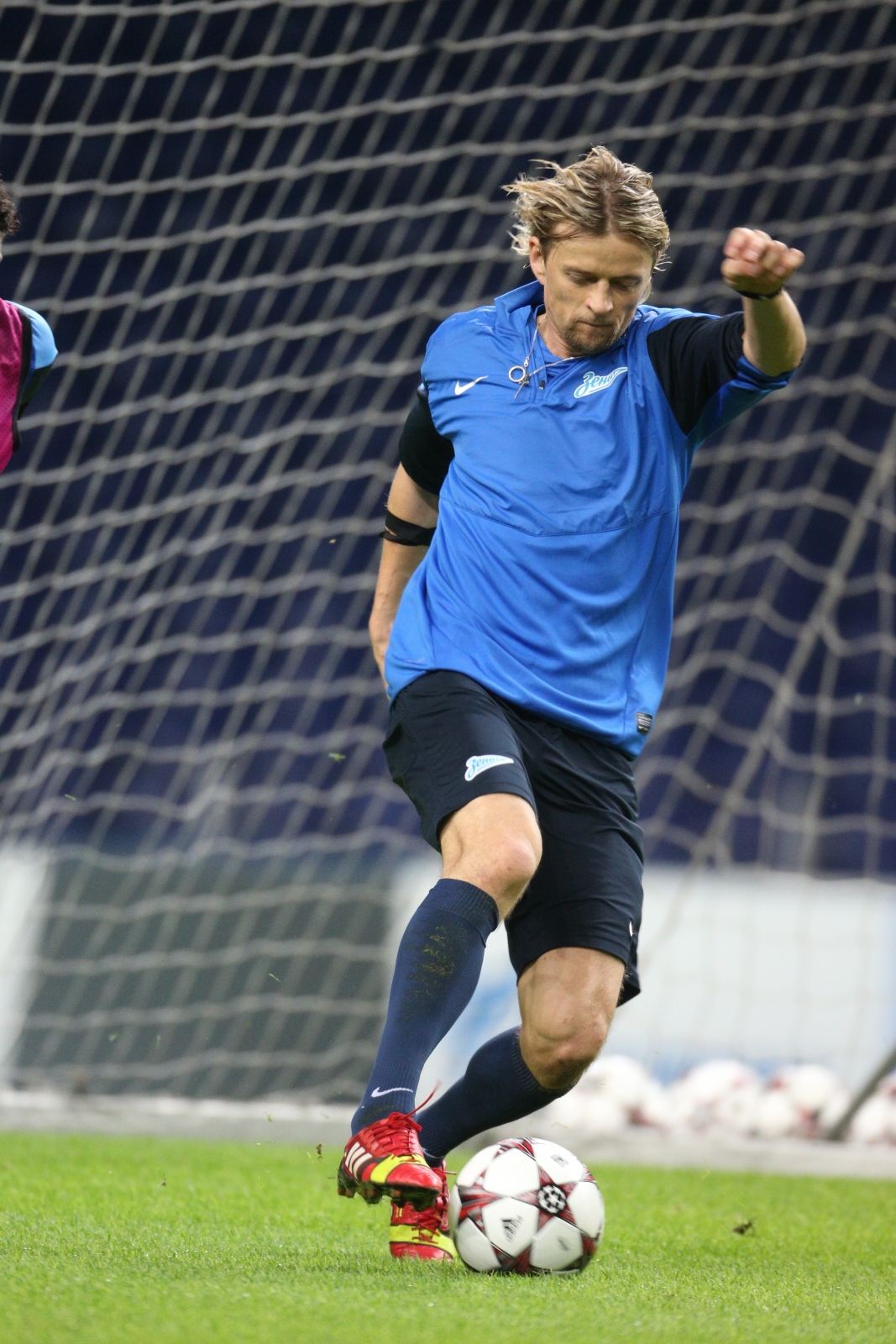 Сине-бело-голубые провели тренировку на «Драгау»