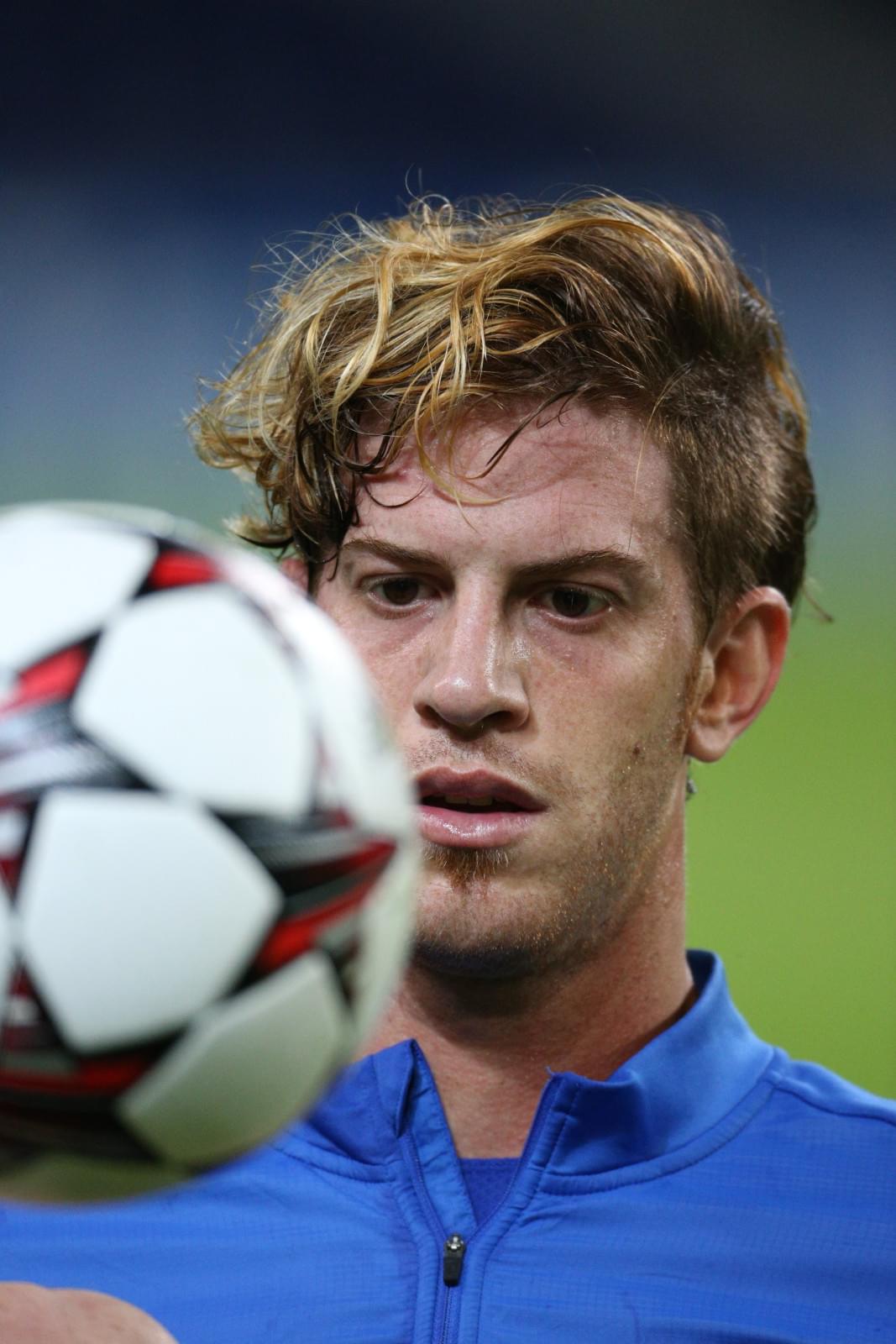 Сине-бело-голубые провели тренировку на «Драгау»