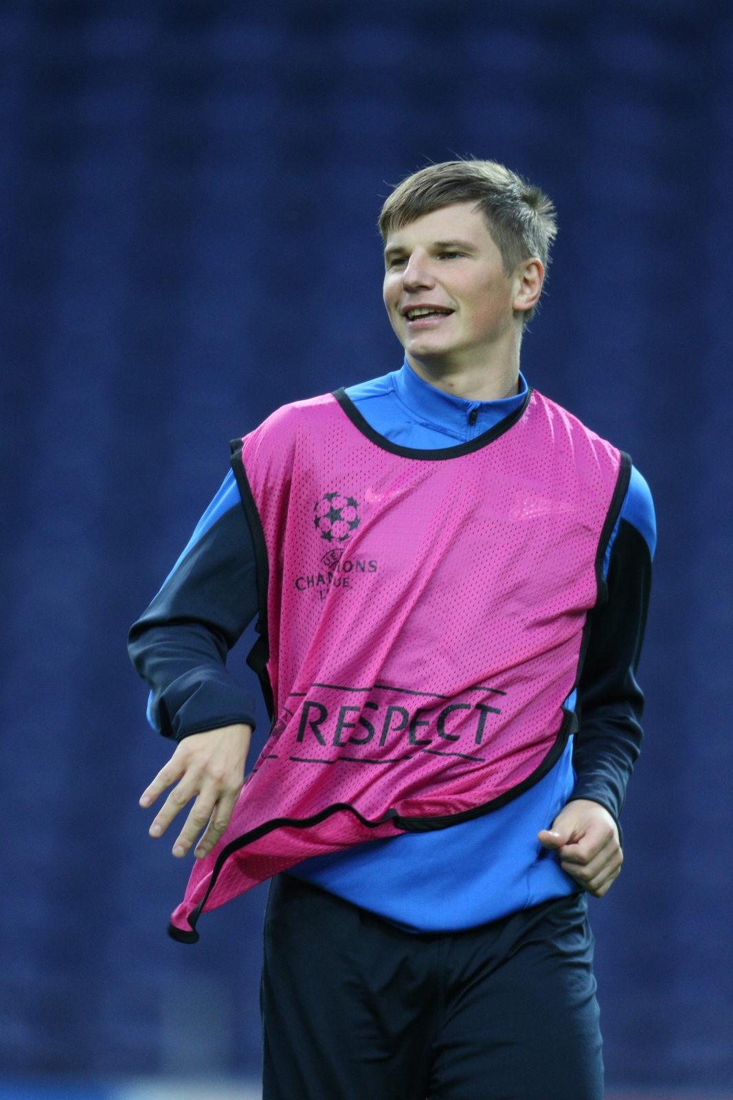 Сине-бело-голубые провели тренировку на «Драгау»