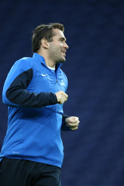 Сине-бело-голубые провели тренировку на «Драгау»