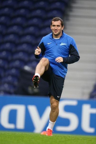 Сине-бело-голубые провели тренировку на «Драгау»