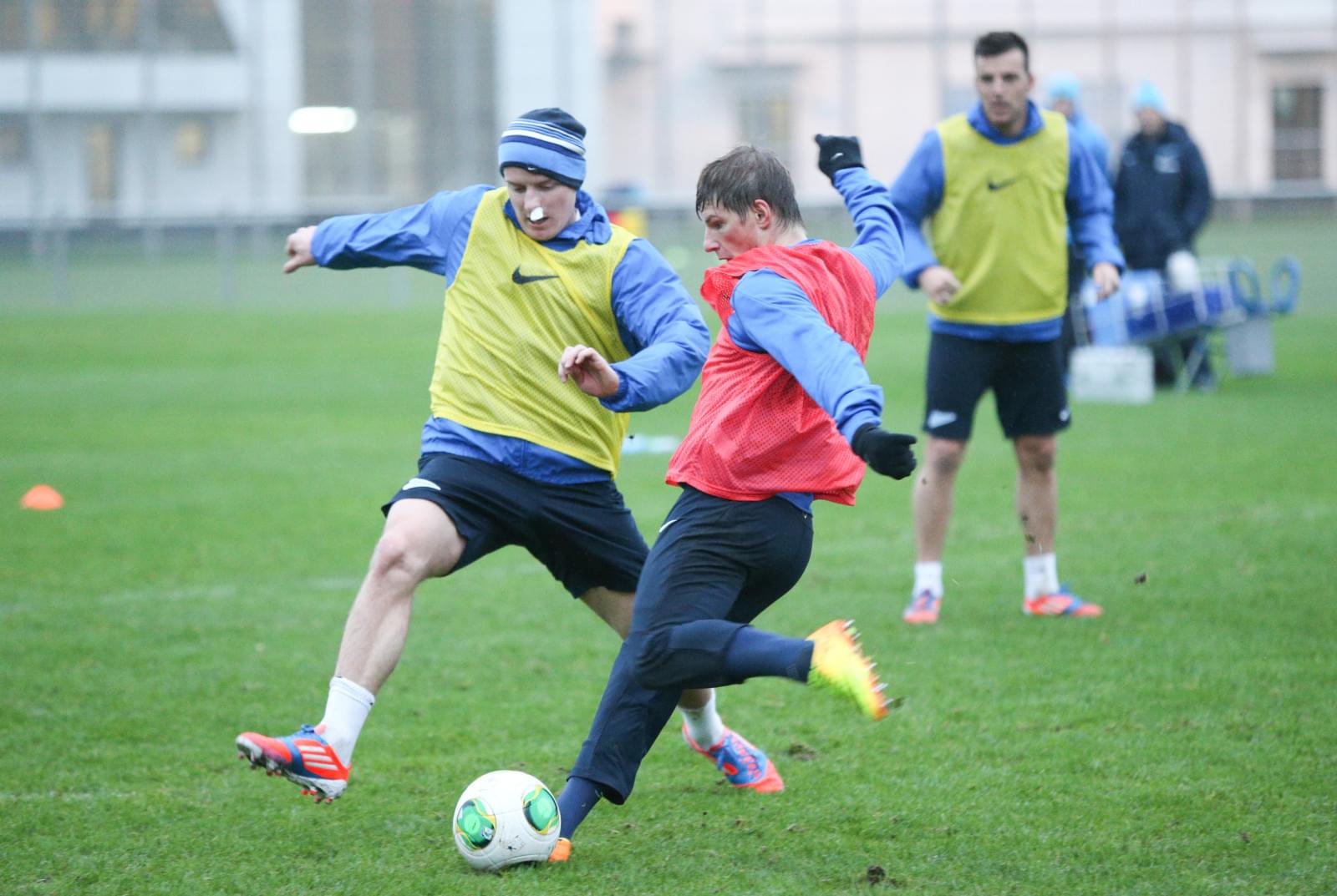 Тренировка «Зенита» перед матчем «Зенит» — «Ростов»