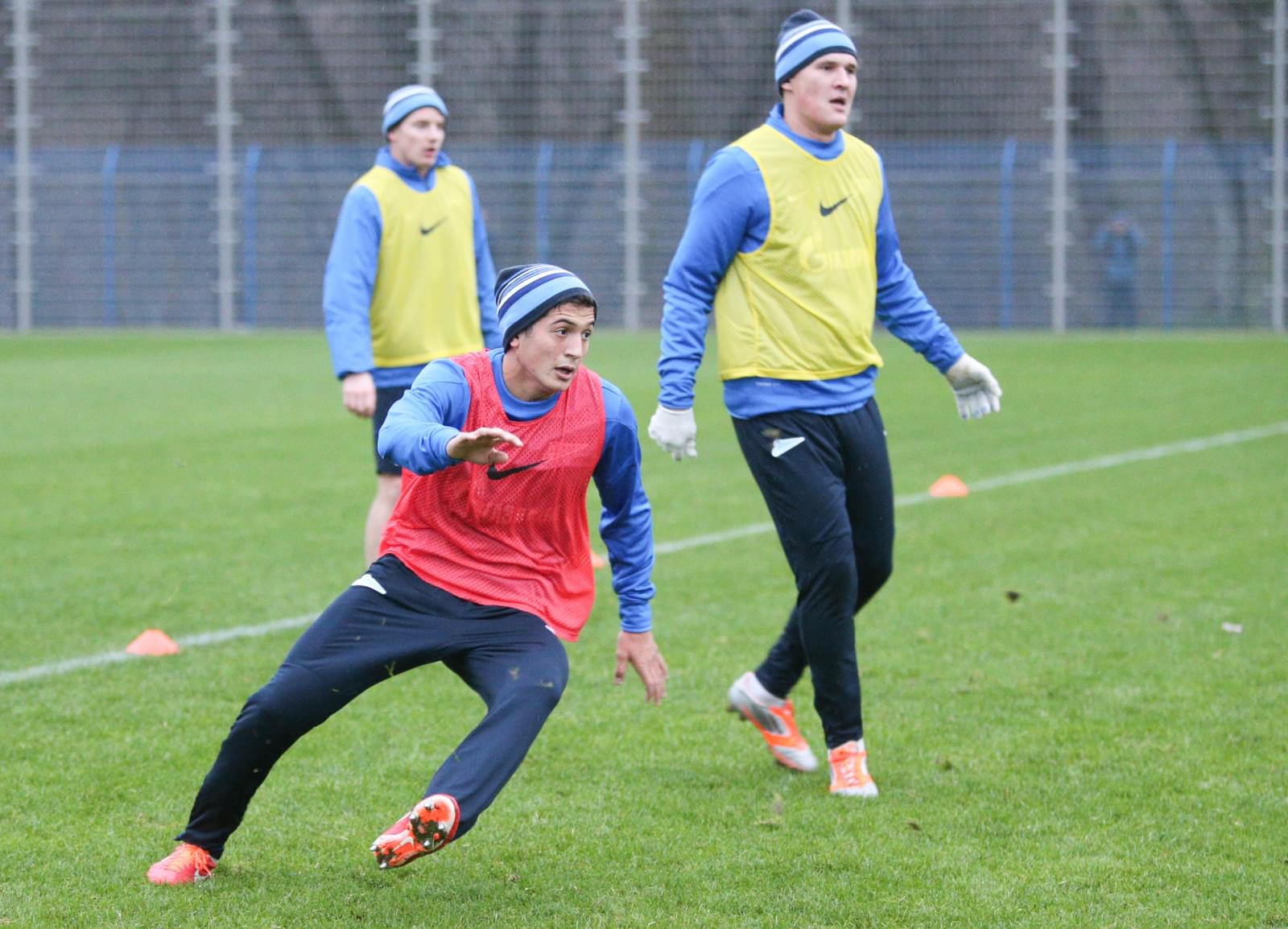 Тренировка «Зенита» перед матчем «Зенит» — «Ростов»