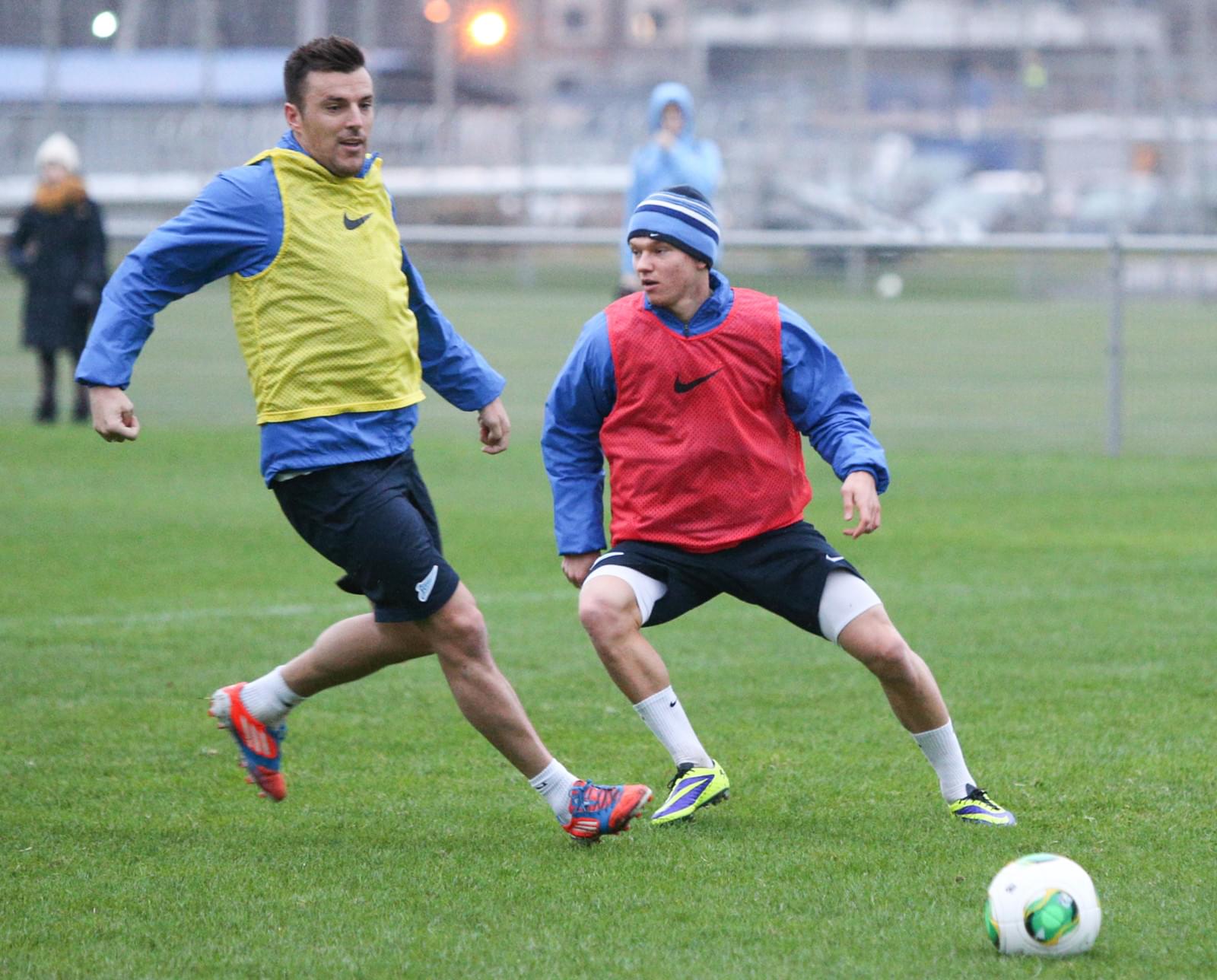 Тренировка «Зенита» перед матчем «Зенит» — «Ростов»