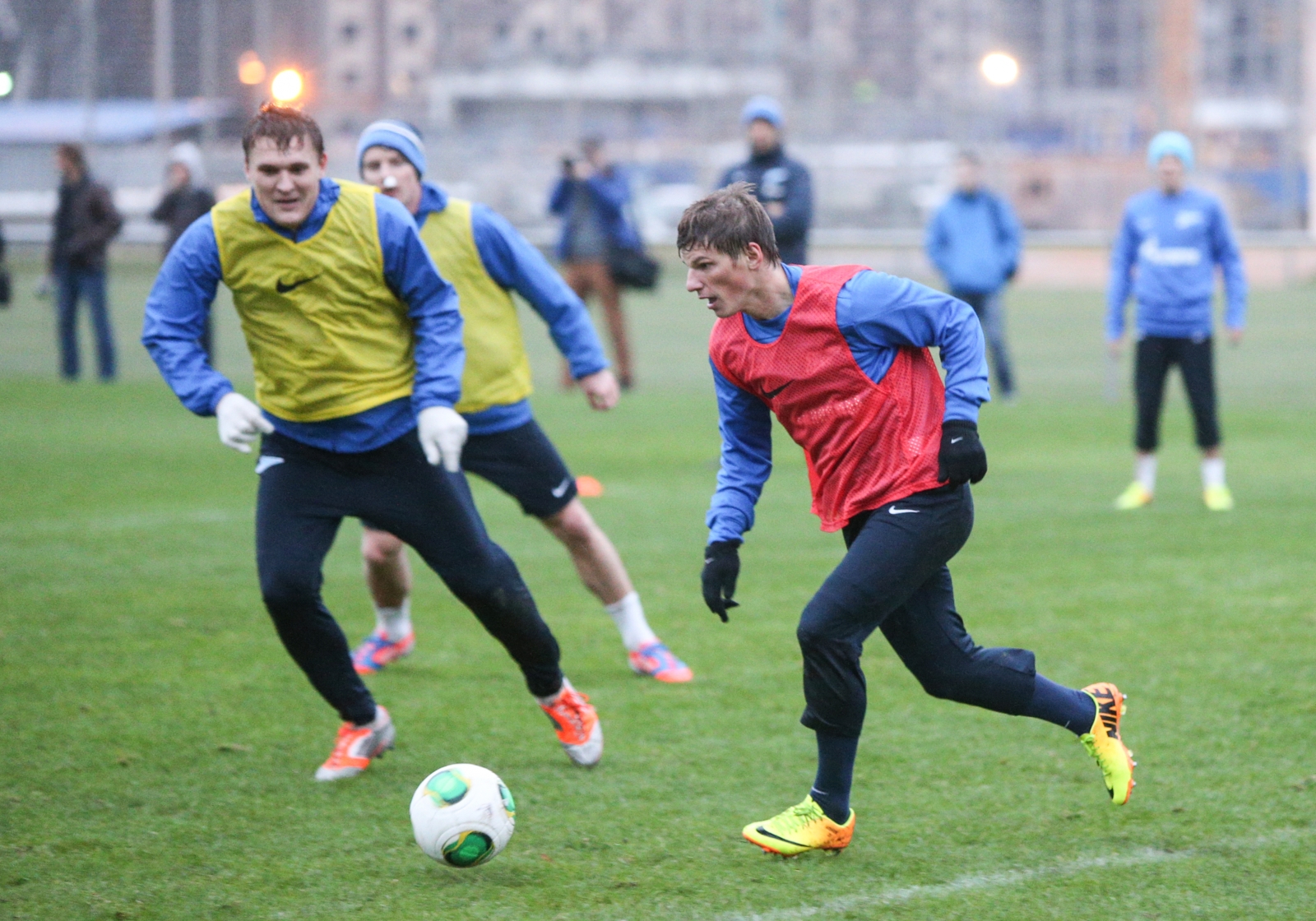 Тренировка «Зенита» перед матчем «Зенит» — «Ростов»