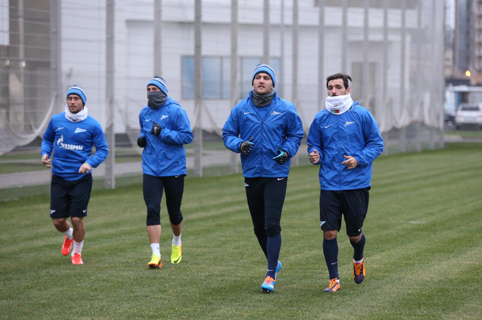 Тренировка «Зенита» перед матчем «Зенит» — «Ростов»