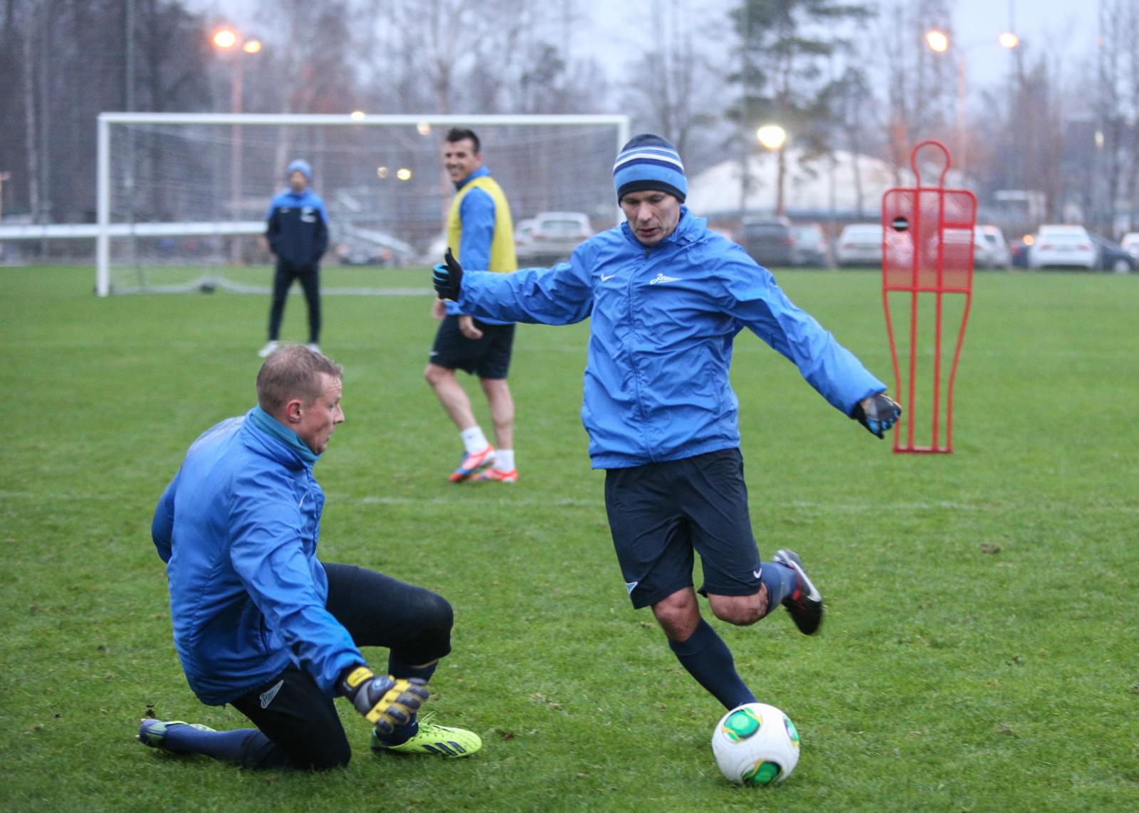 Тренировка «Зенита» перед матчем «Зенит» — «Ростов»