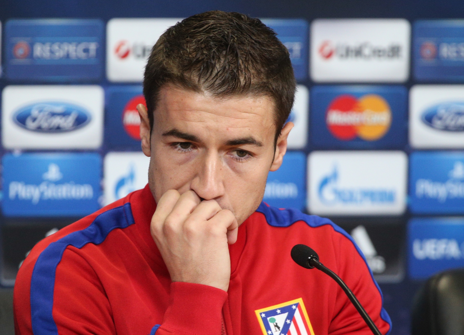 Пресс-конференция главного тренера «Атлетико» Диего Симеоне перед матчем Лиги Чемпионов с «Зенитом»