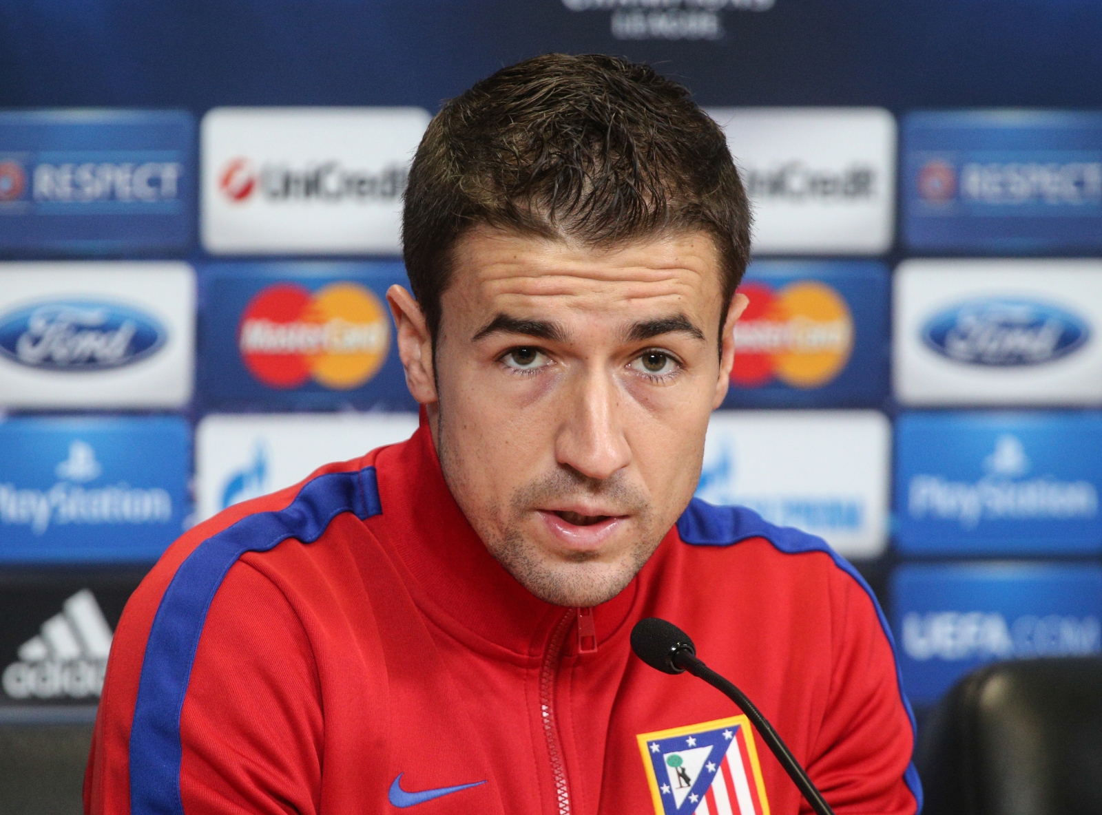 Пресс-конференция главного тренера «Атлетико» Диего Симеоне перед матчем Лиги Чемпионов с «Зенитом»