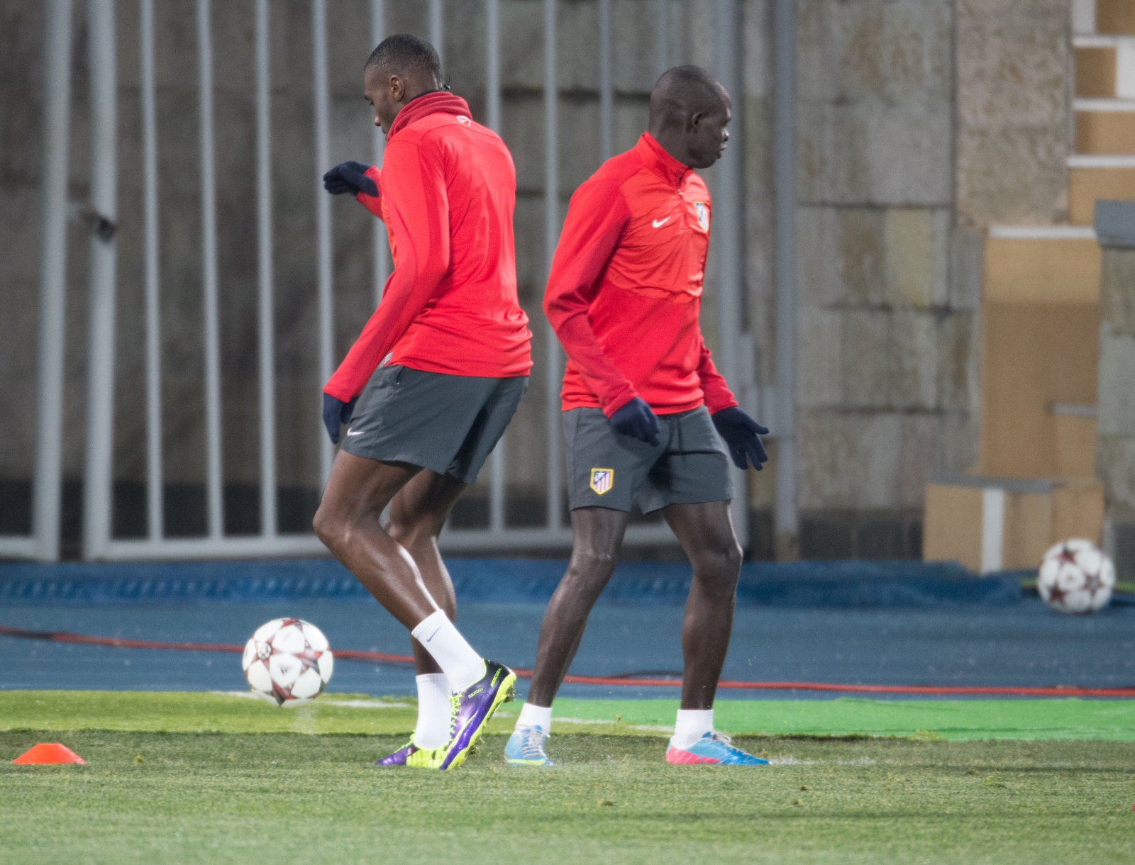 Тренеровка «Атлетико» перед матчем Лиги Чемпионов с «Зенитом»