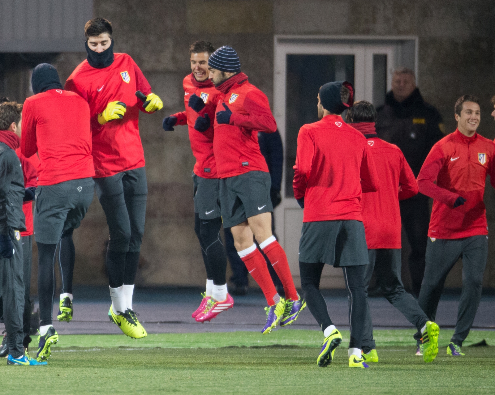 Тренеровка «Атлетико» перед матчем Лиги Чемпионов с «Зенитом»