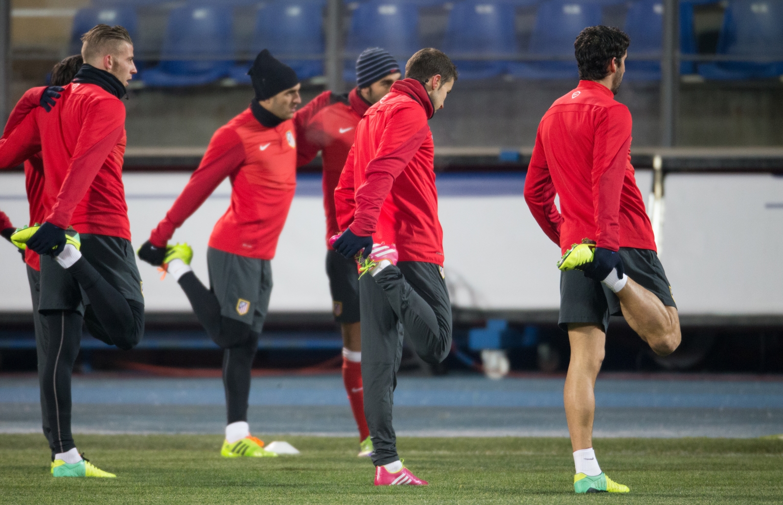 Тренеровка «Атлетико» перед матчем Лиги Чемпионов с «Зенитом»