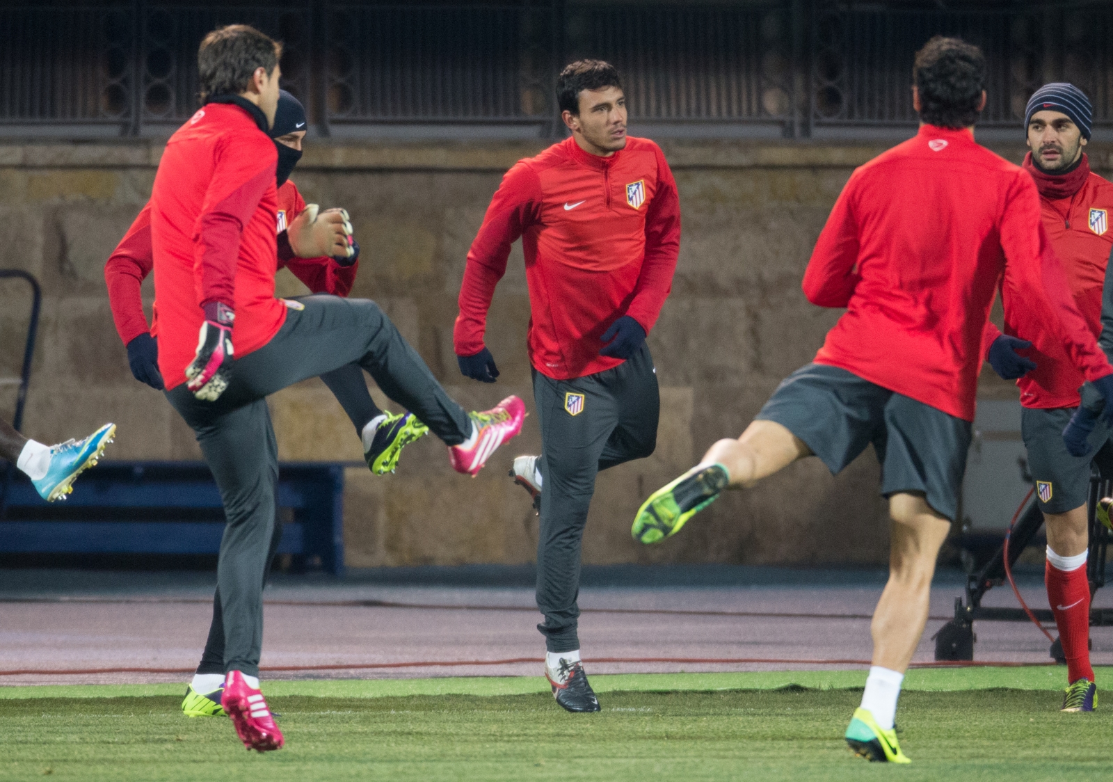 Тренеровка «Атлетико» перед матчем Лиги Чемпионов с «Зенитом»