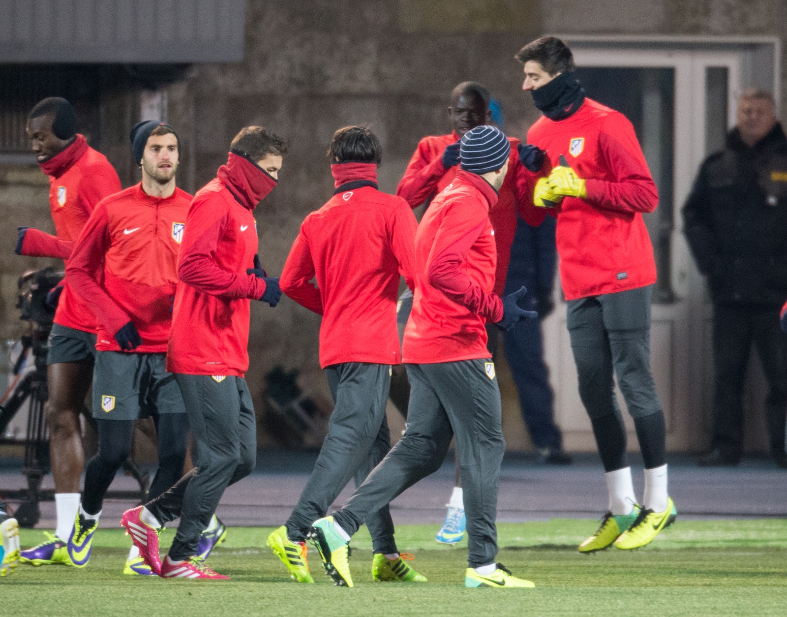 Тренеровка «Атлетико» перед матчем Лиги Чемпионов с «Зенитом»