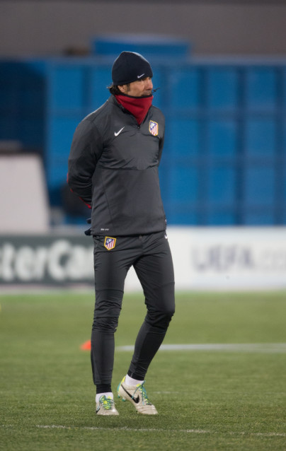 Тренеровка «Атлетико» перед матчем Лиги Чемпионов с «Зенитом»
