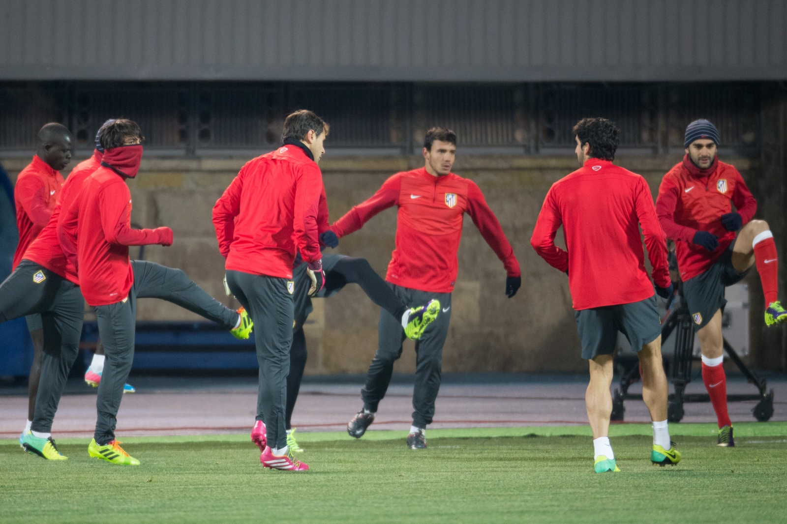 Тренеровка «Атлетико» перед матчем Лиги Чемпионов с «Зенитом»