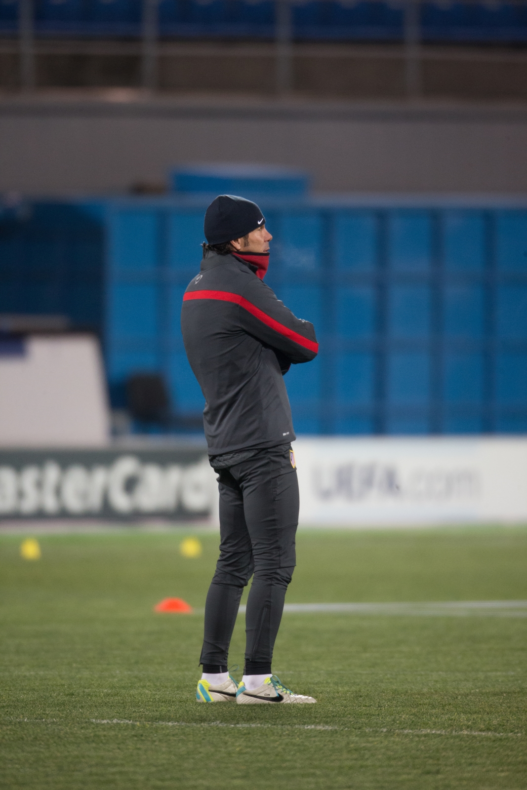 Тренеровка «Атлетико» перед матчем Лиги Чемпионов с «Зенитом»