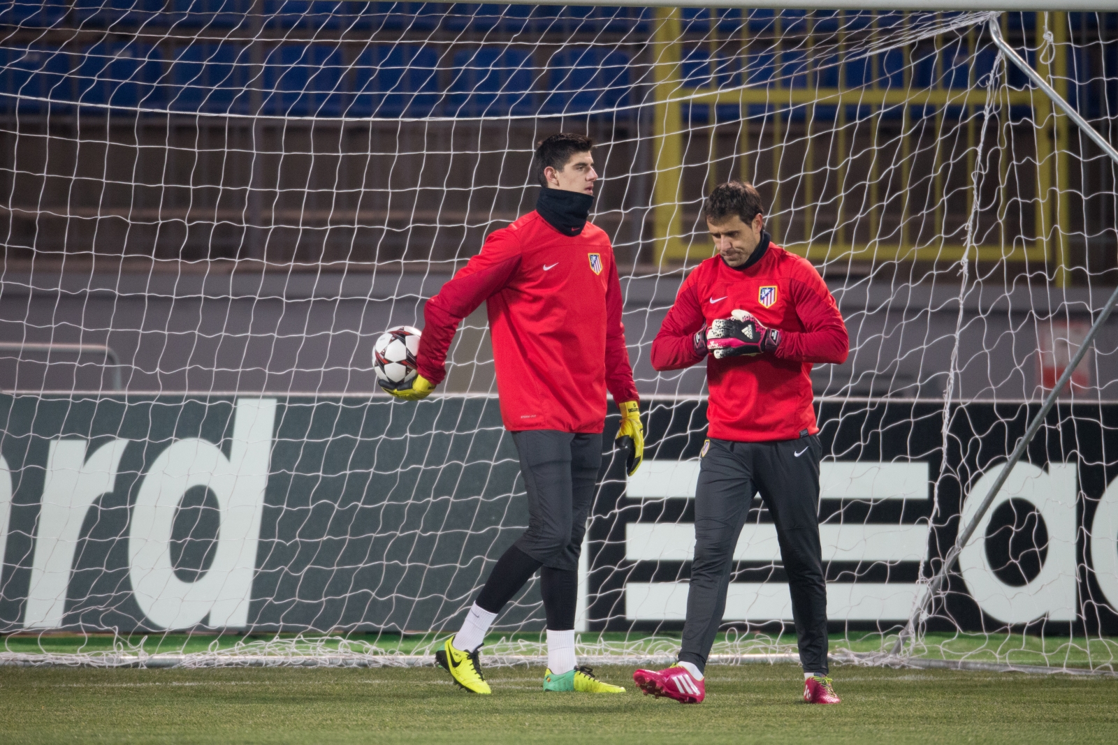 Тренеровка «Атлетико» перед матчем Лиги Чемпионов с «Зенитом»