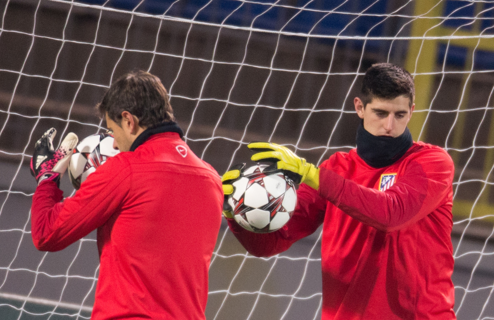 Тренеровка «Атлетико» перед матчем Лиги Чемпионов с «Зенитом»