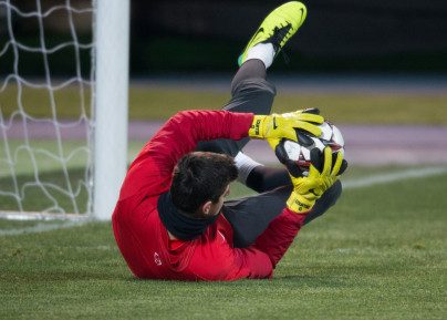 Тренеровка «Атлетико» перед матчем Лиги Чемпионов с «Зенитом»