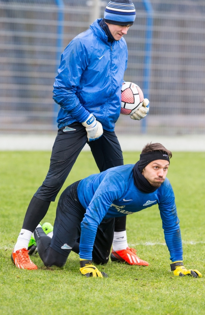 Открытая тренировка «Зенита» перед матчем «Зенит» — «Урал»