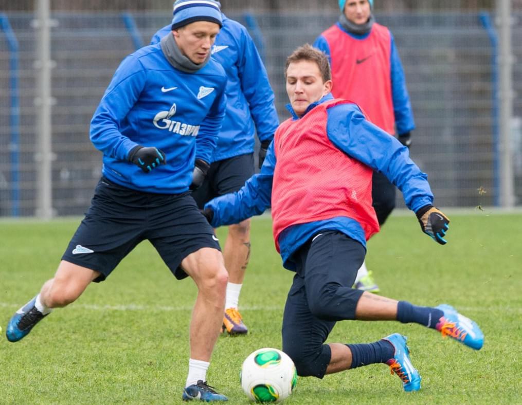Открытая тренировка «Зенита» перед матчем «Зенит» — «Урал»