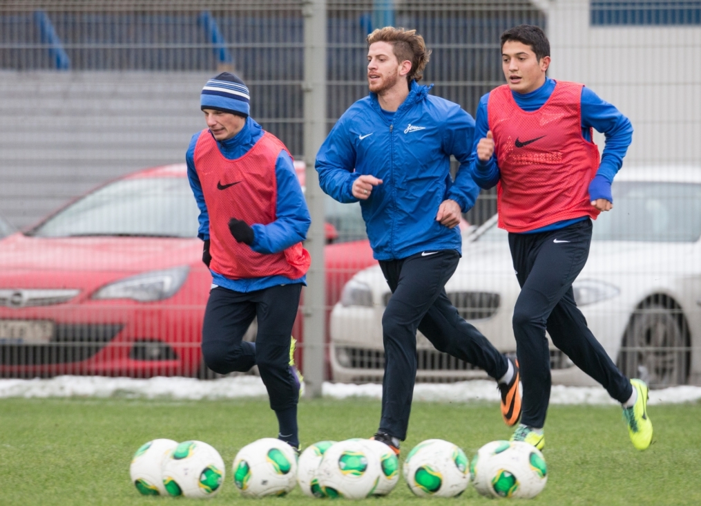 Открытая тренировка «Зенита» перед матчем «Зенит» — «Урал»