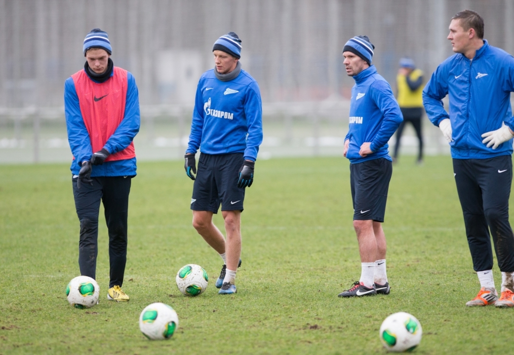 Открытая тренировка «Зенита» перед матчем «Зенит» — «Урал»