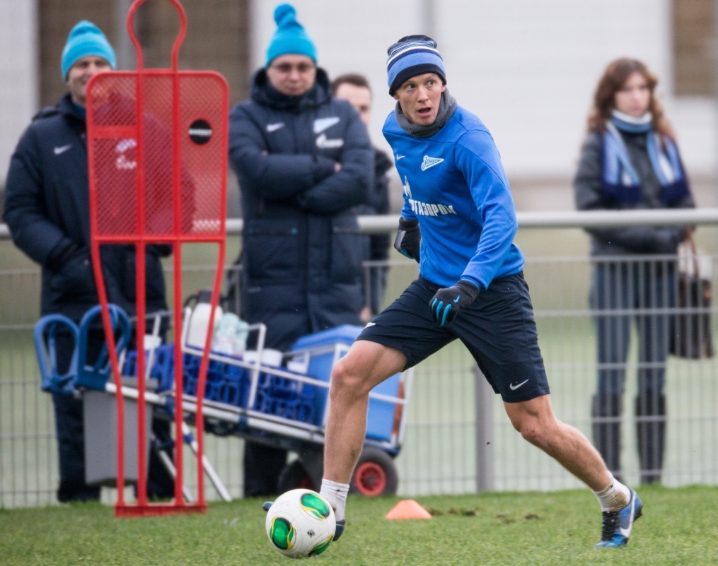 Открытая тренировка «Зенита» перед матчем «Зенит» — «Урал»