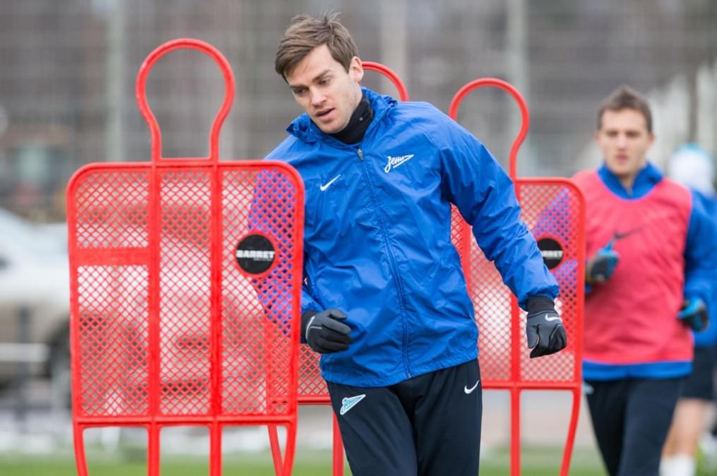 Открытая тренировка «Зенита» перед матчем «Зенит» — «Урал»