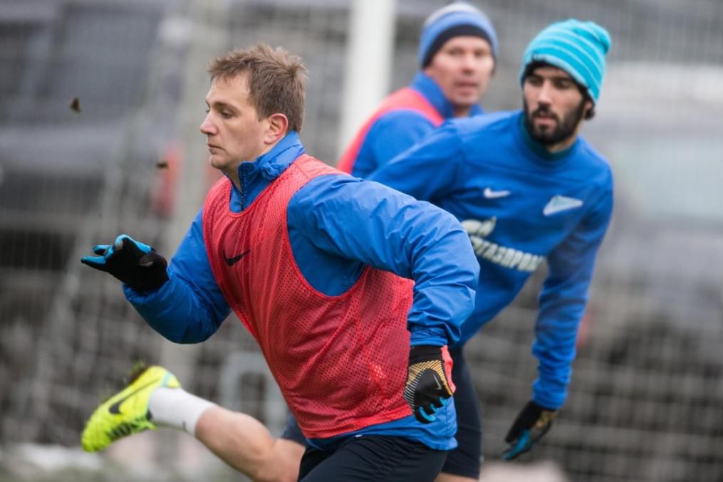 Открытая тренировка «Зенита» перед матчем «Зенит» — «Урал»