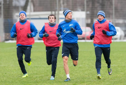 Открытая тренировка «Зенита» перед матчем «Зенит» — «Урал»