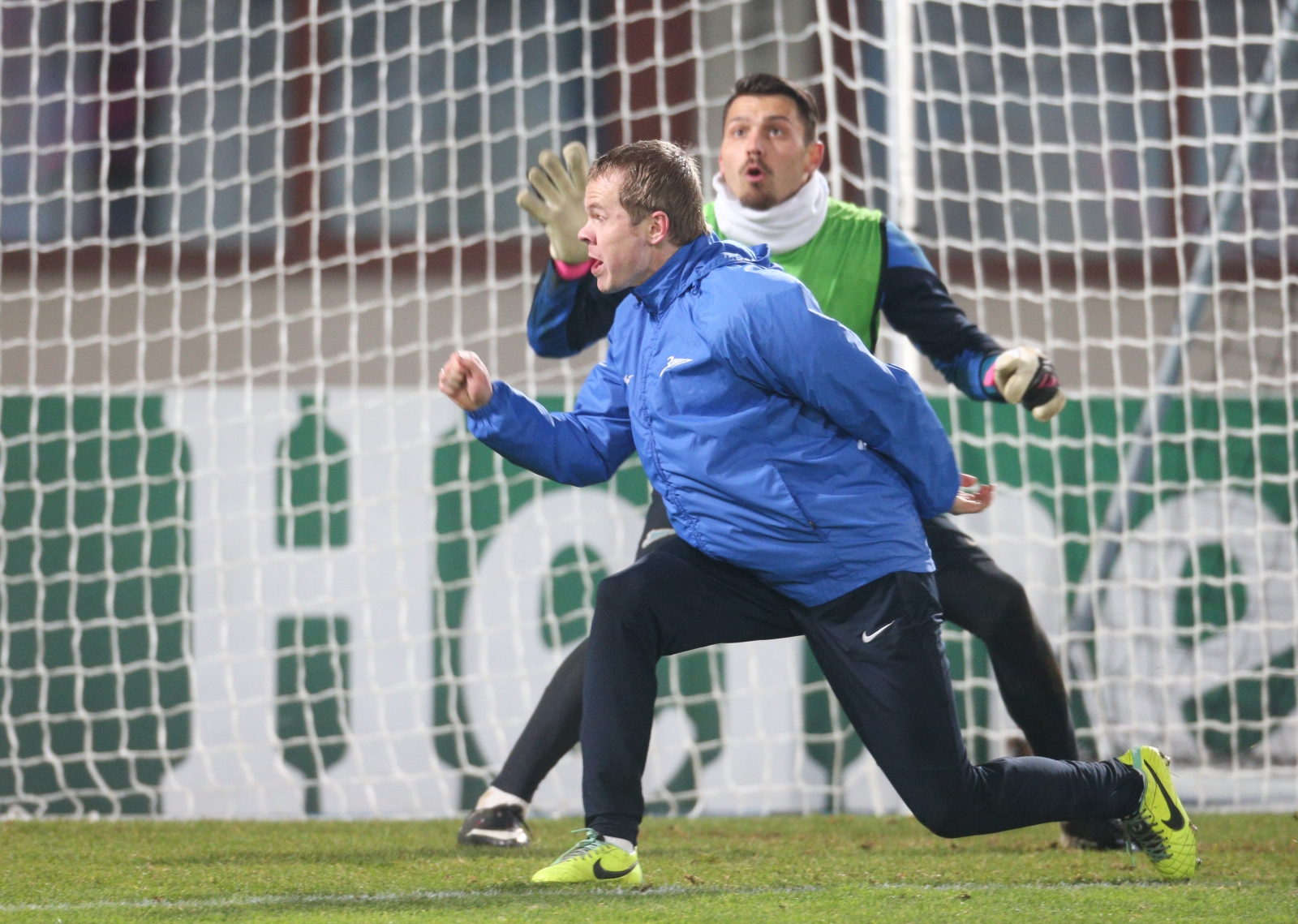 Тренировка «Зенита» перед матчем Лиги Чемпионов с «Аустрией»