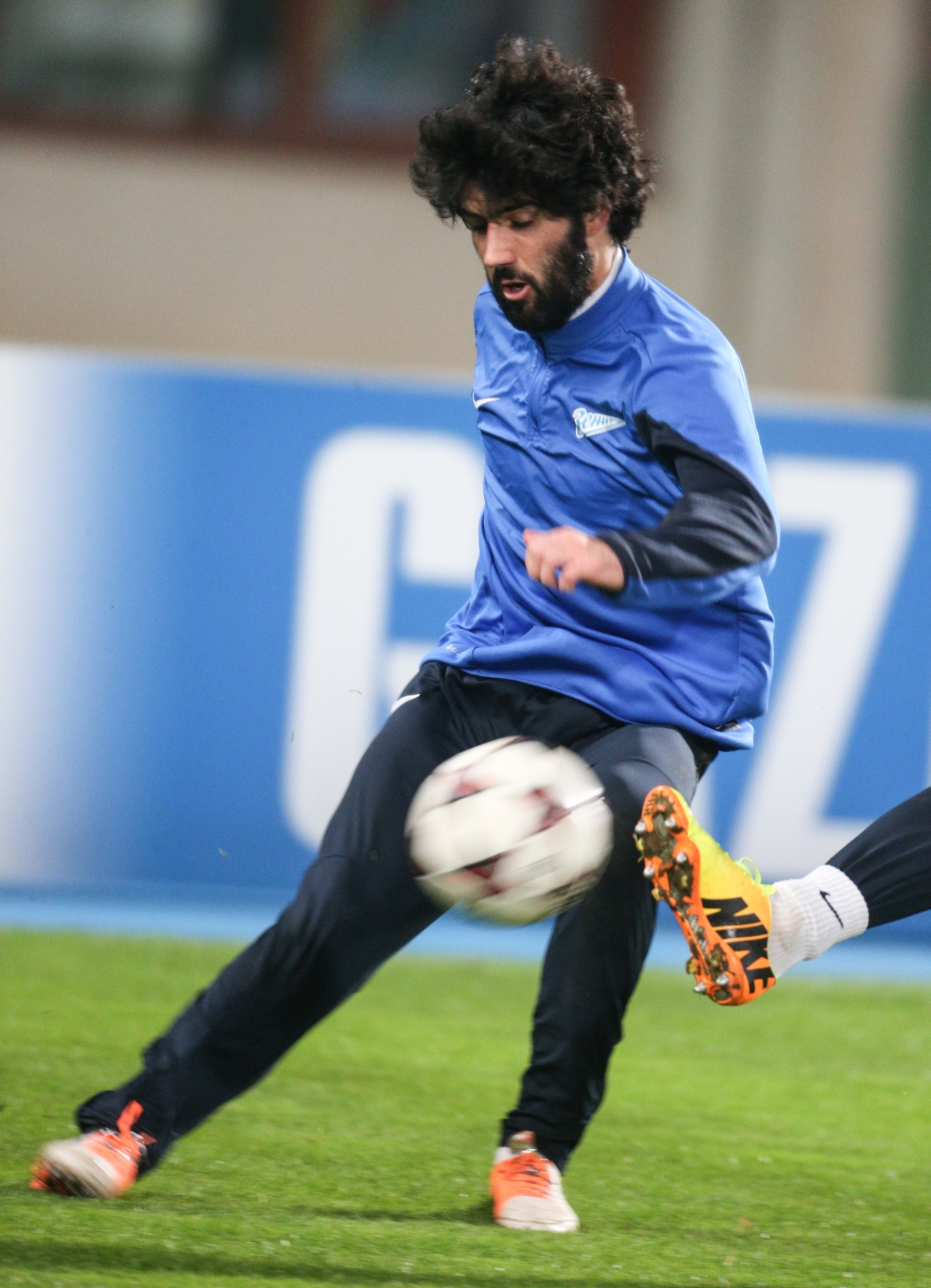 Тренировка «Зенита» перед матчем Лиги Чемпионов с «Аустрией»