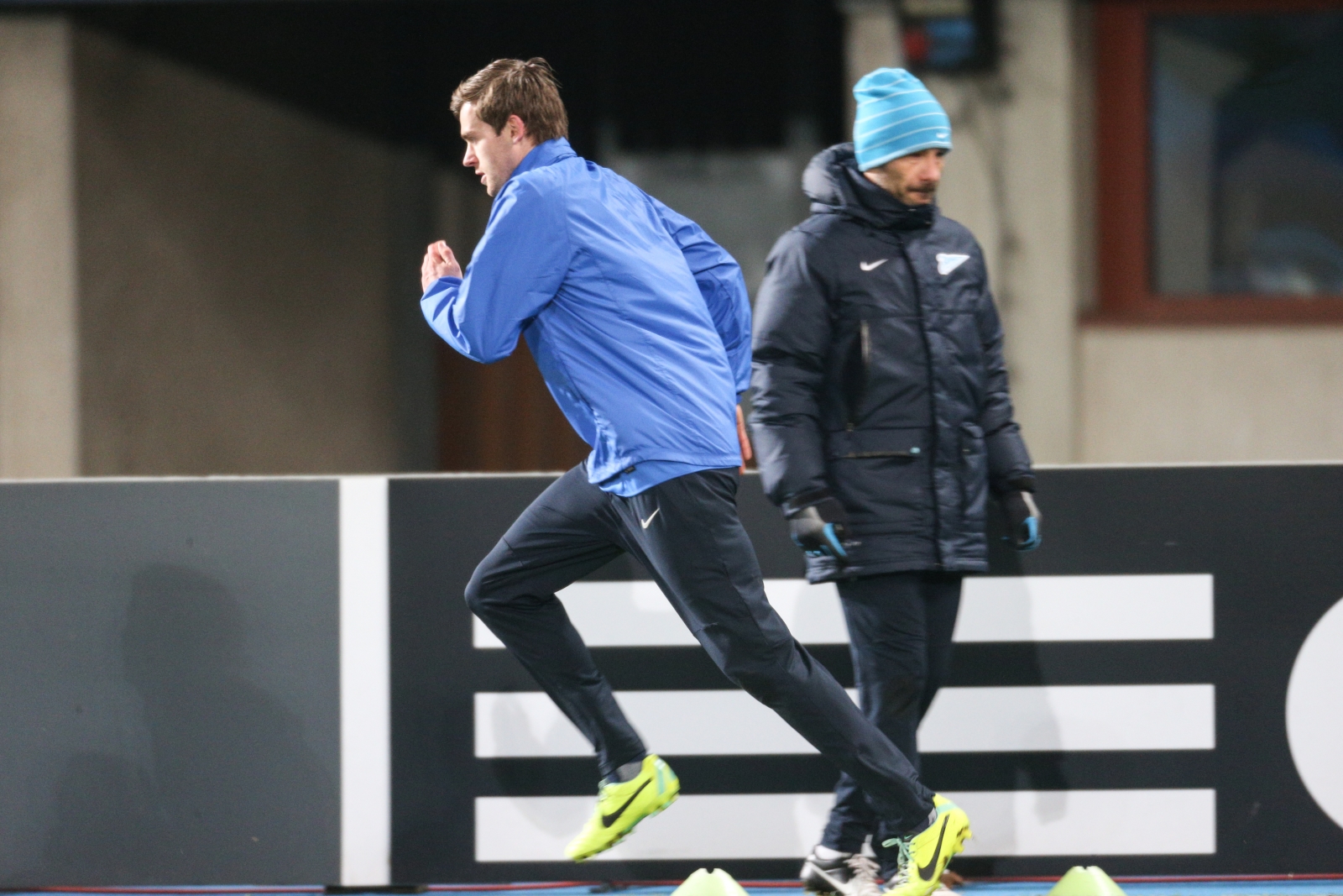 Тренировка «Зенита» перед матчем Лиги Чемпионов с «Аустрией»