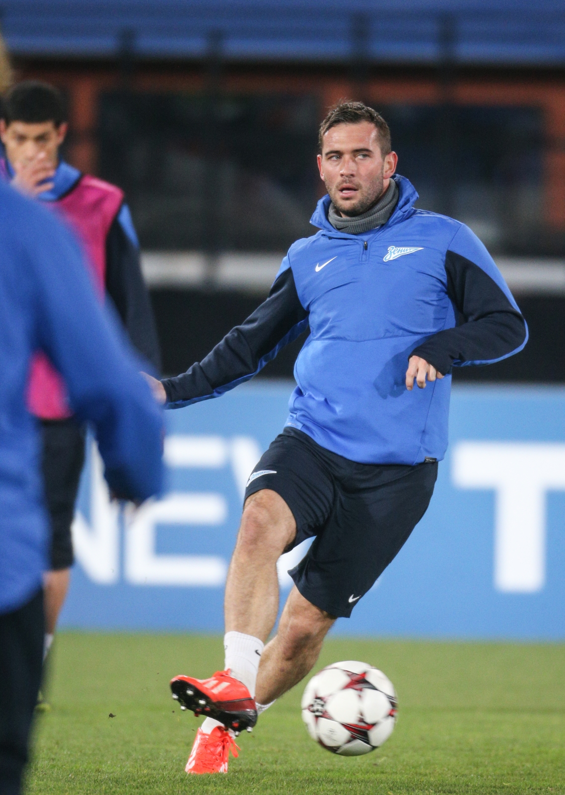 Тренировка «Зенита» перед матчем Лиги Чемпионов с «Аустрией»