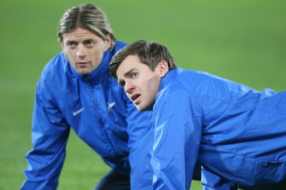 Тренировка «Зенита» перед матчем Лиги Чемпионов с «Аустрией»