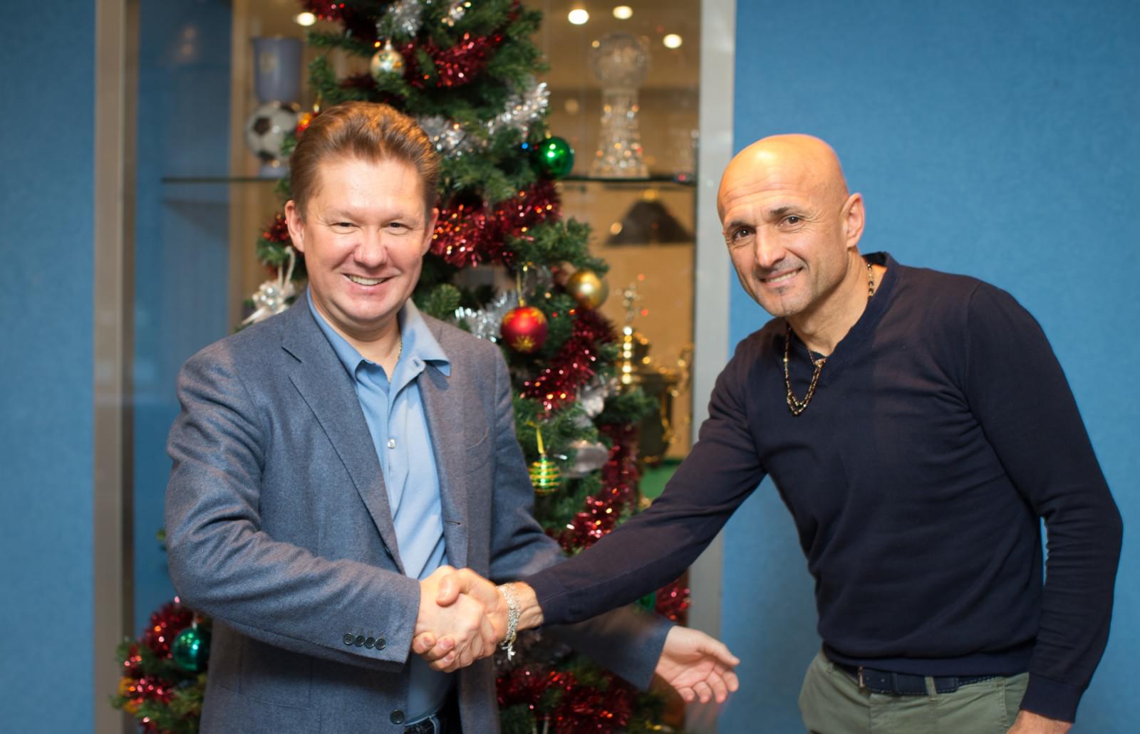 Встреча Алексея Миллера и Лучано Спаллетти по итогам 2013 года