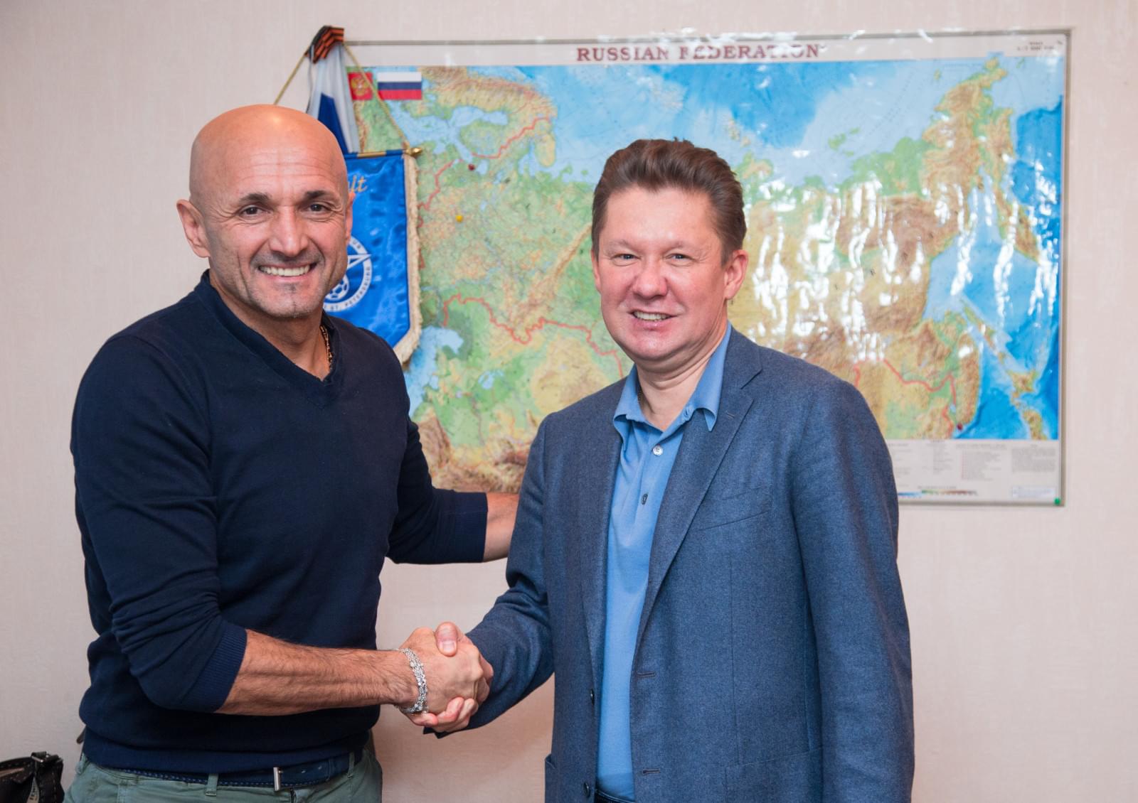 Встреча Алексея Миллера и Лучано Спаллетти по итогам 2013 года