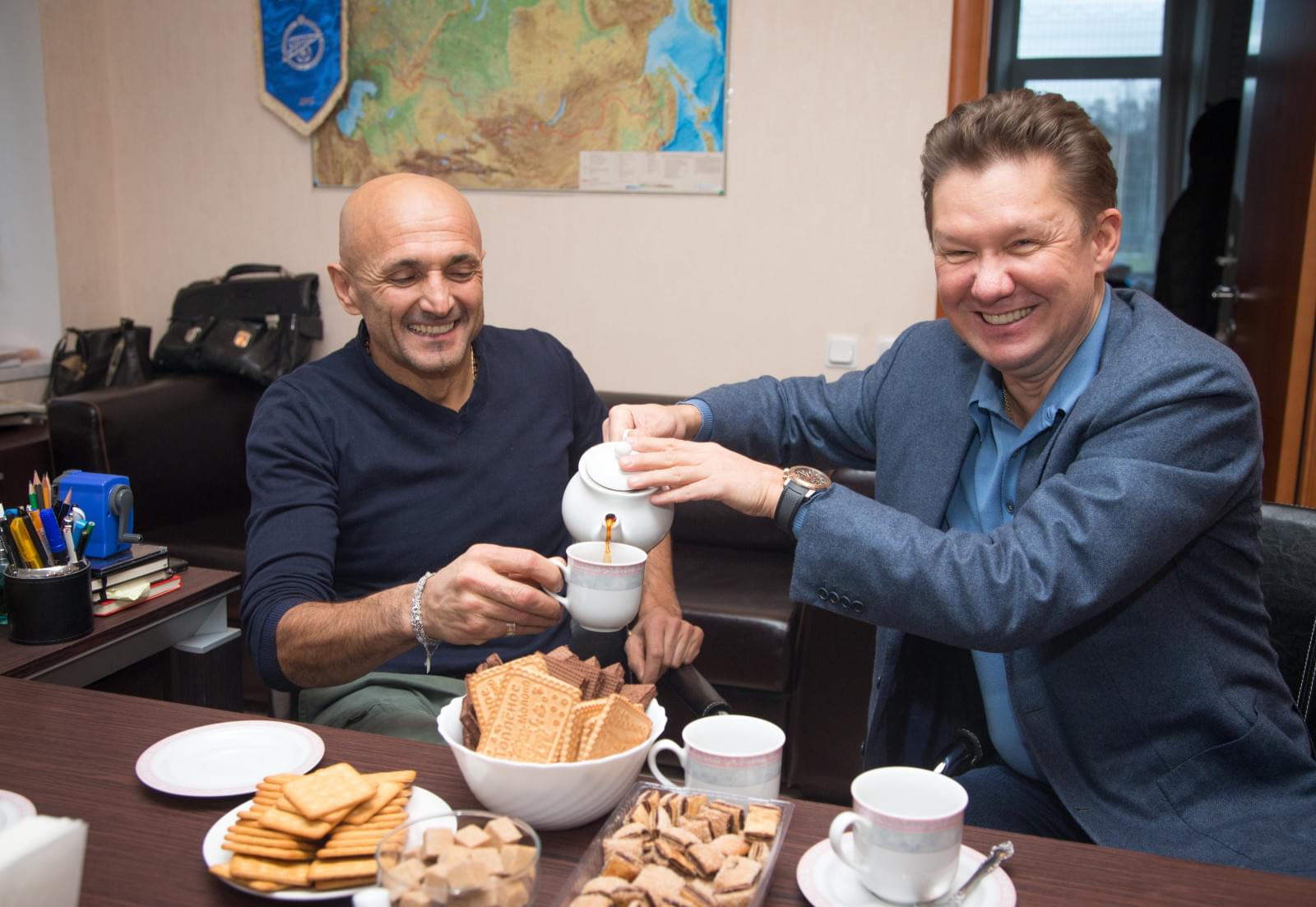 Встреча Алексея Миллера и Лучано Спаллетти по итогам 2013 года