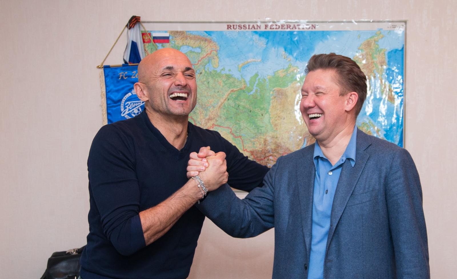 Встреча Алексея Миллера и Лучано Спаллетти по итогам 2013 года