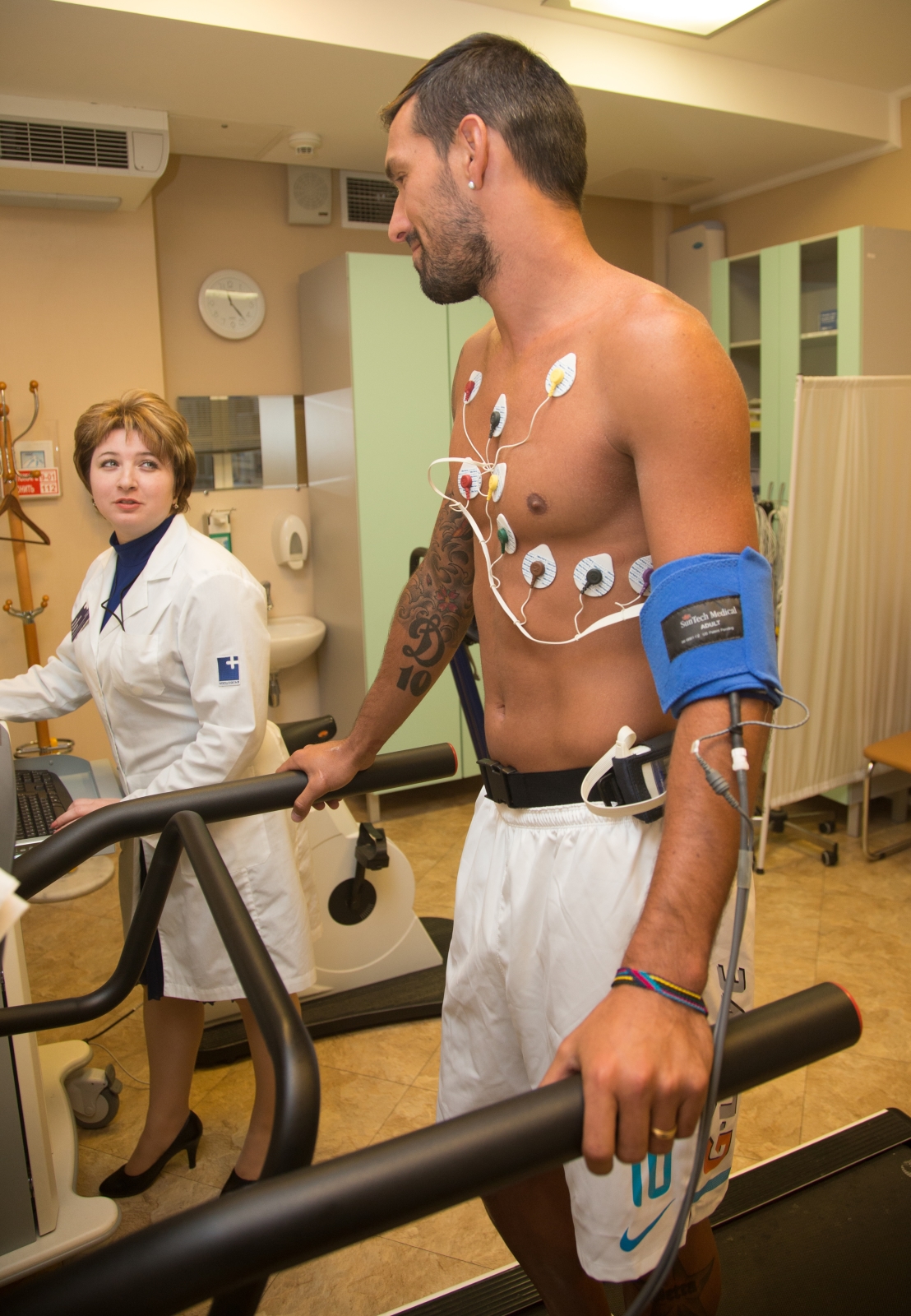 Медосмотр футболистов «Зенита»