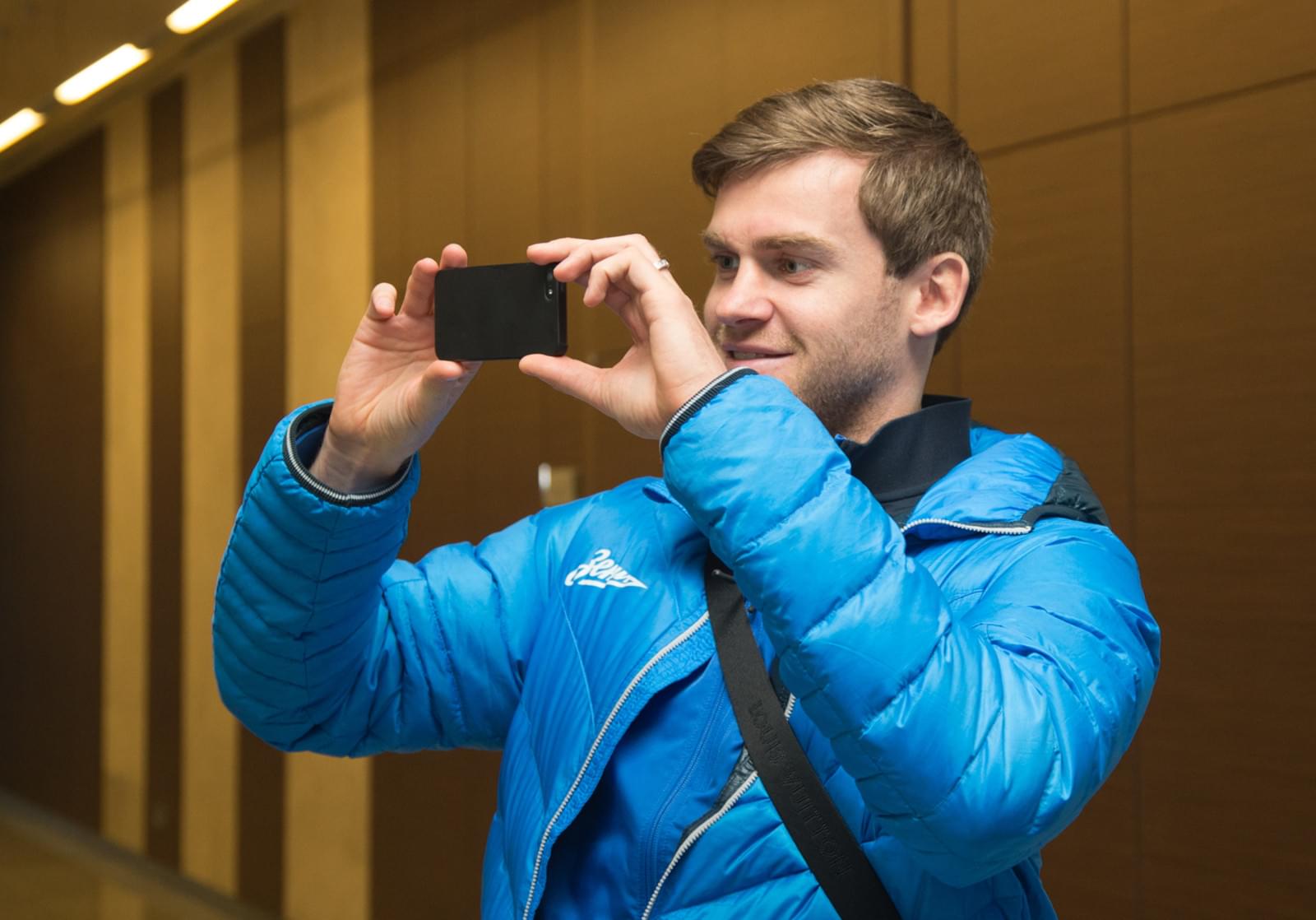 Футболисты «Зенита» на пути в Доху