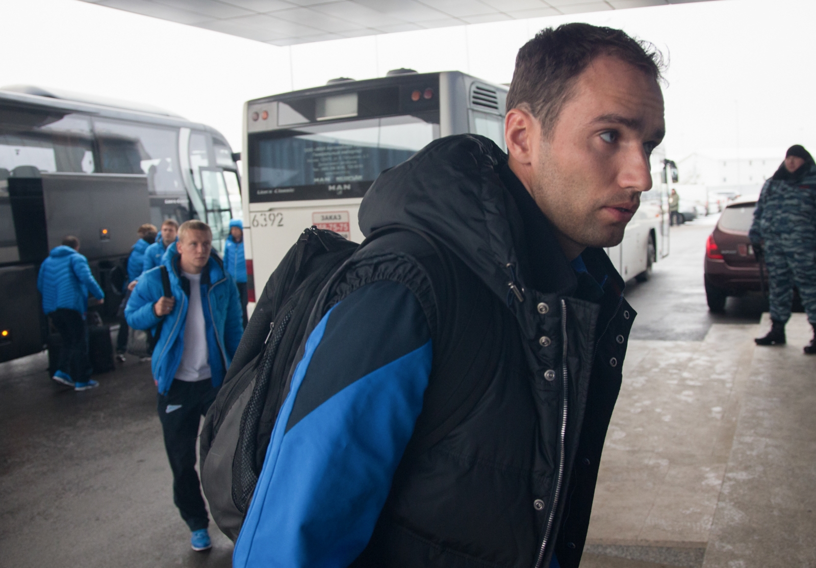 Футболисты «Зенита» на пути в Доху