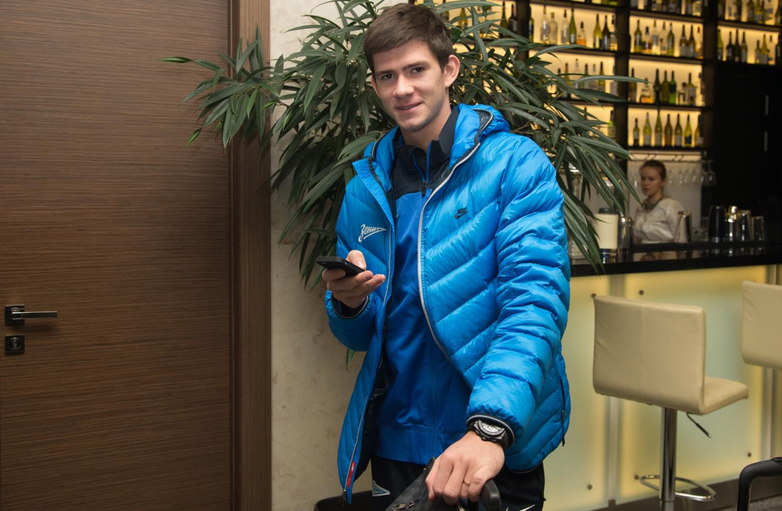 Футболисты «Зенита» на пути в Доху